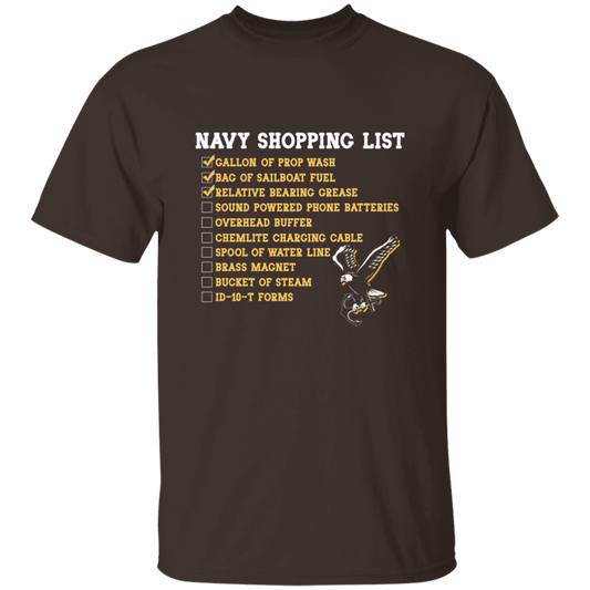 Navy Shopping List