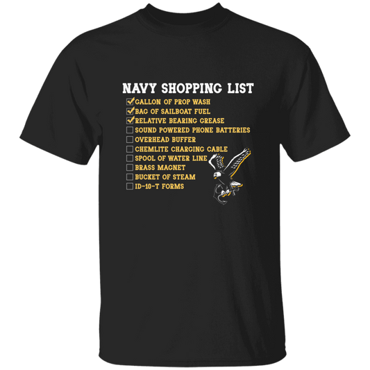 Navy Shopping List