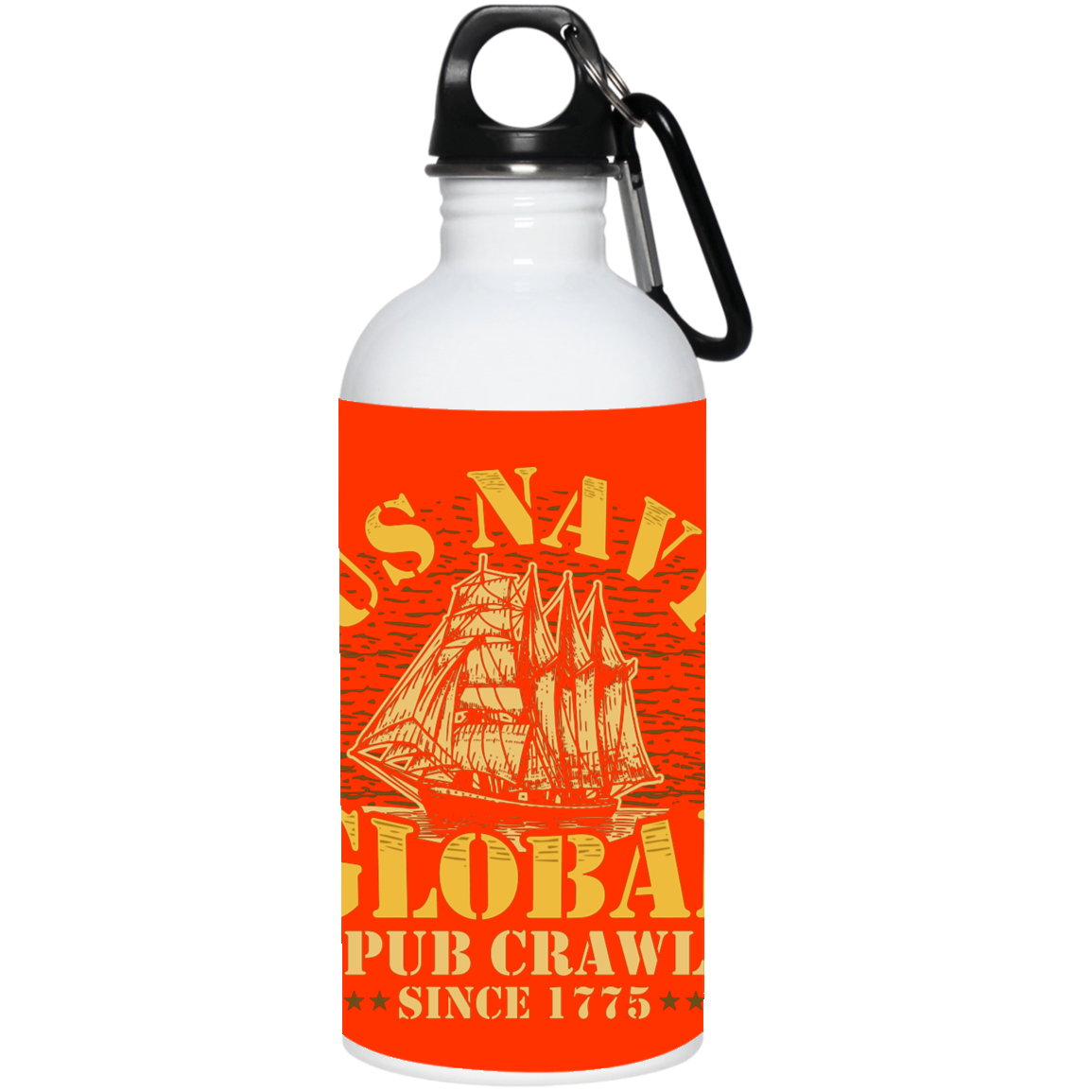 US Navy Global Pub Crawl Water Bottle