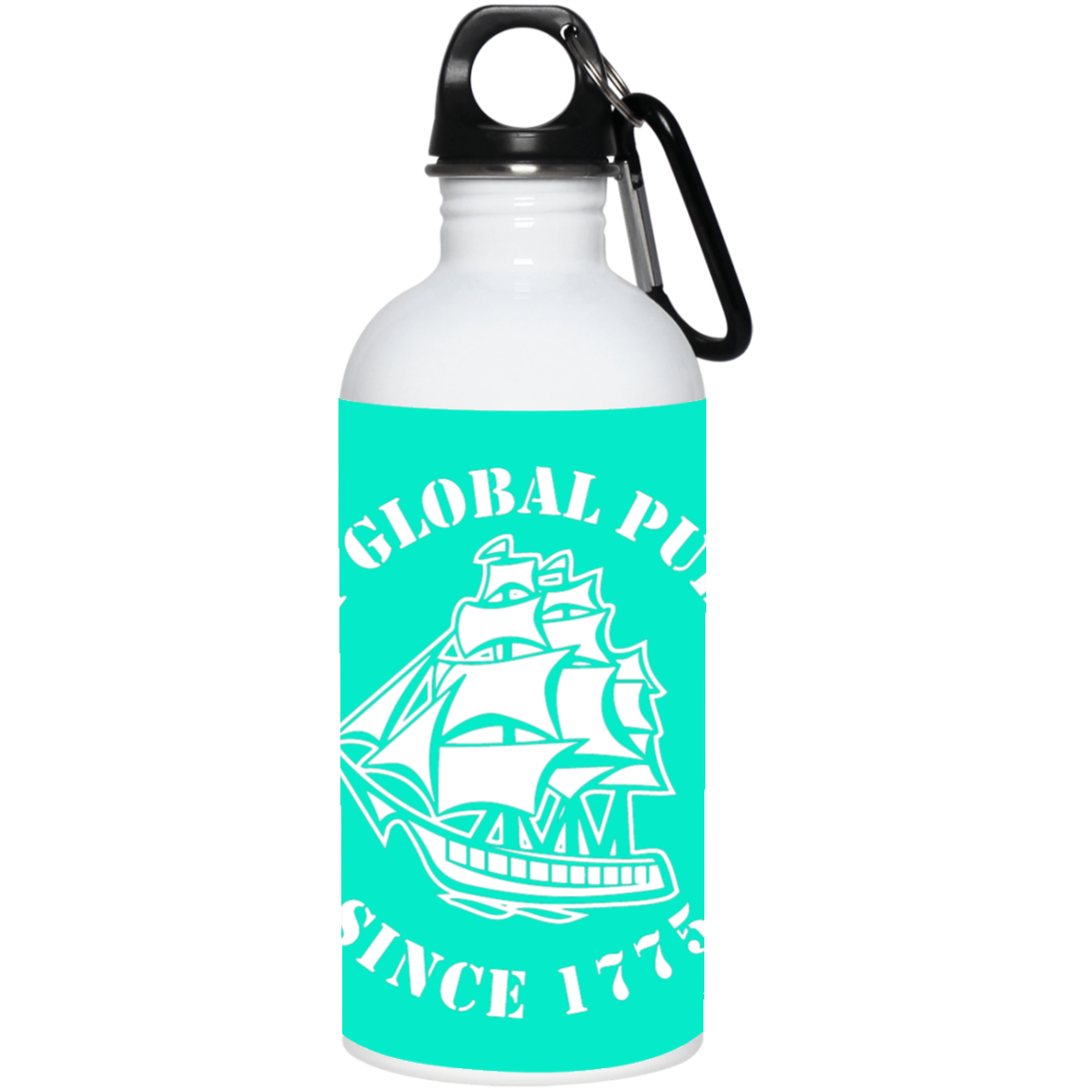 US Navy Global Pub Crawl Round Design Water Bottle