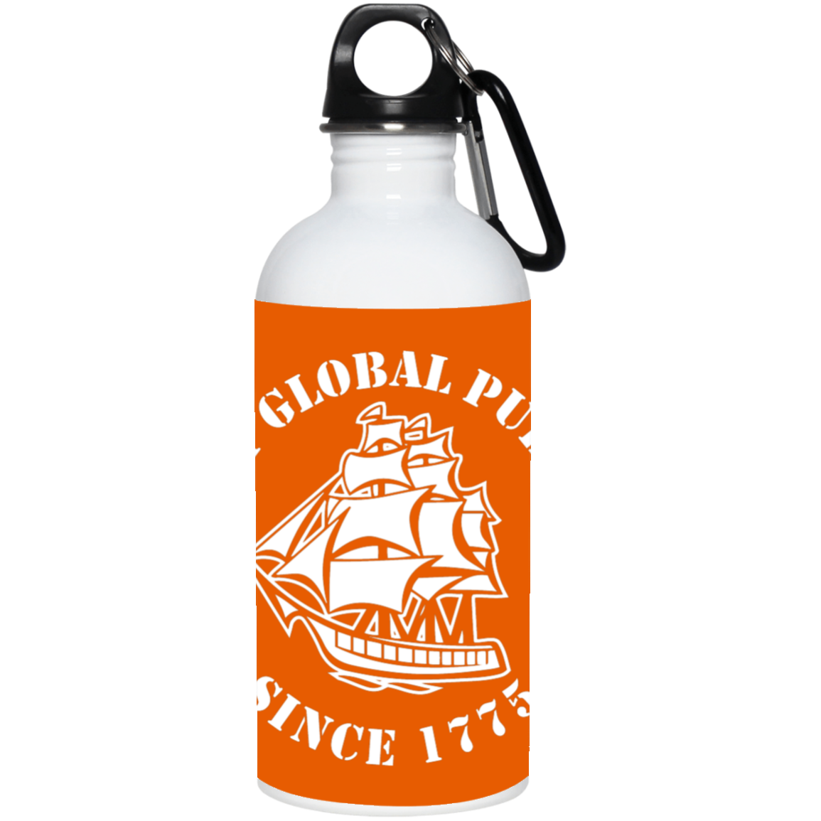 US Navy Global Pub Crawl Round Design Water Bottle