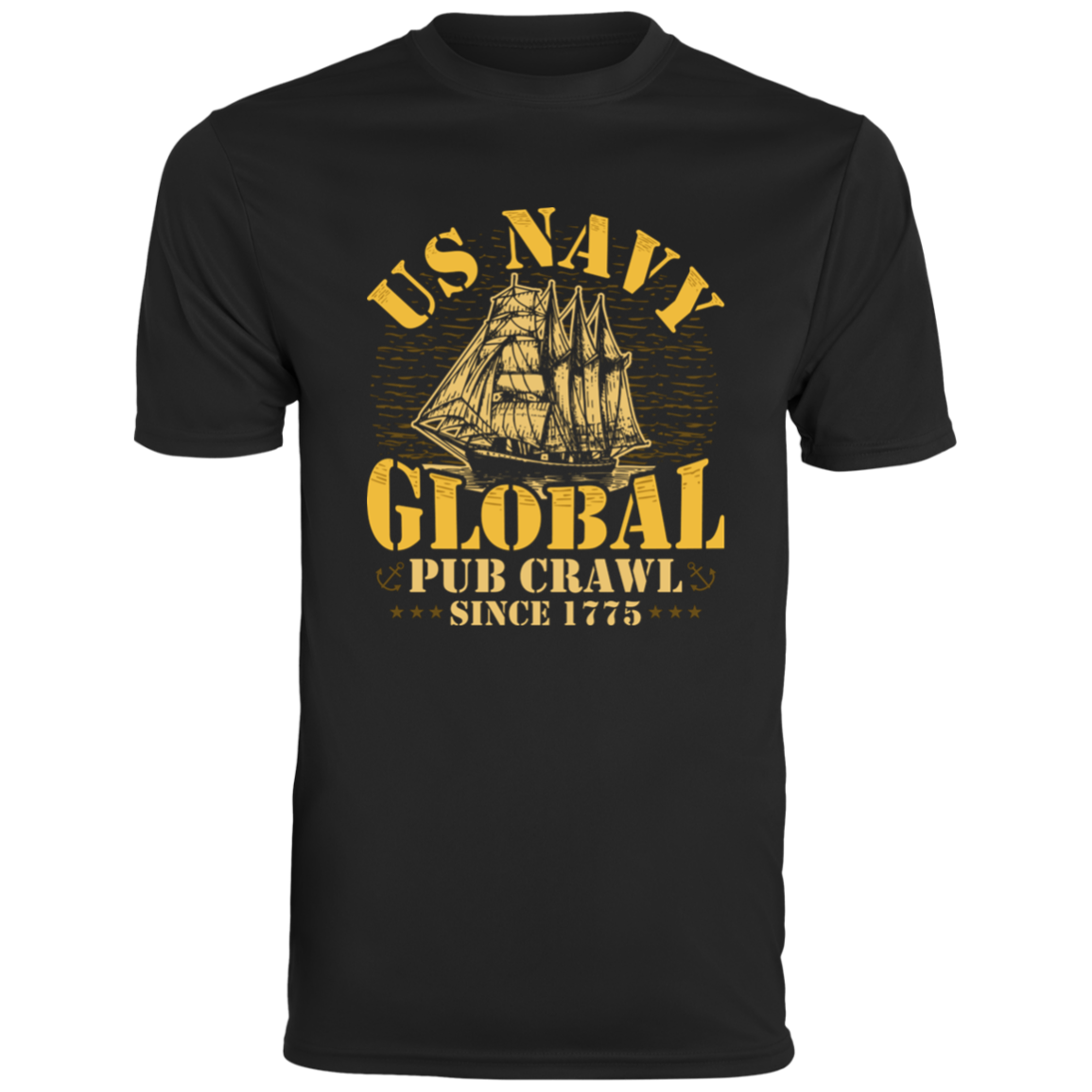 US NAVY Global Pub Crawl  Moisture Wicking Tee