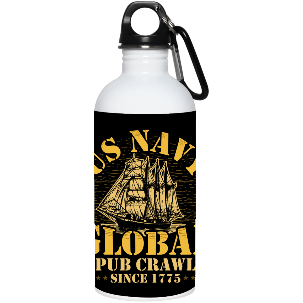 US Navy Global Pub Crawl Water Bottle