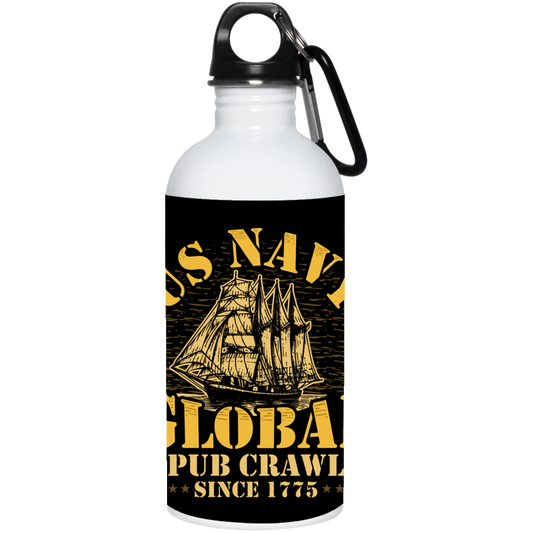 US Navy Global Pub Crawl Water Bottle