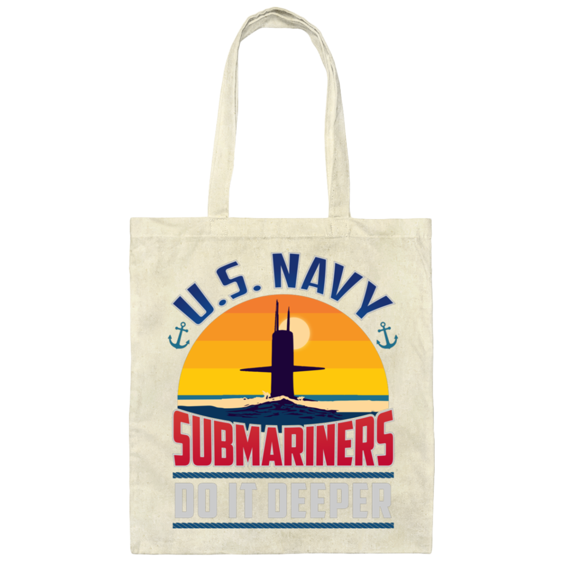 Submariners Do It Deeper Canvas Tote Bag