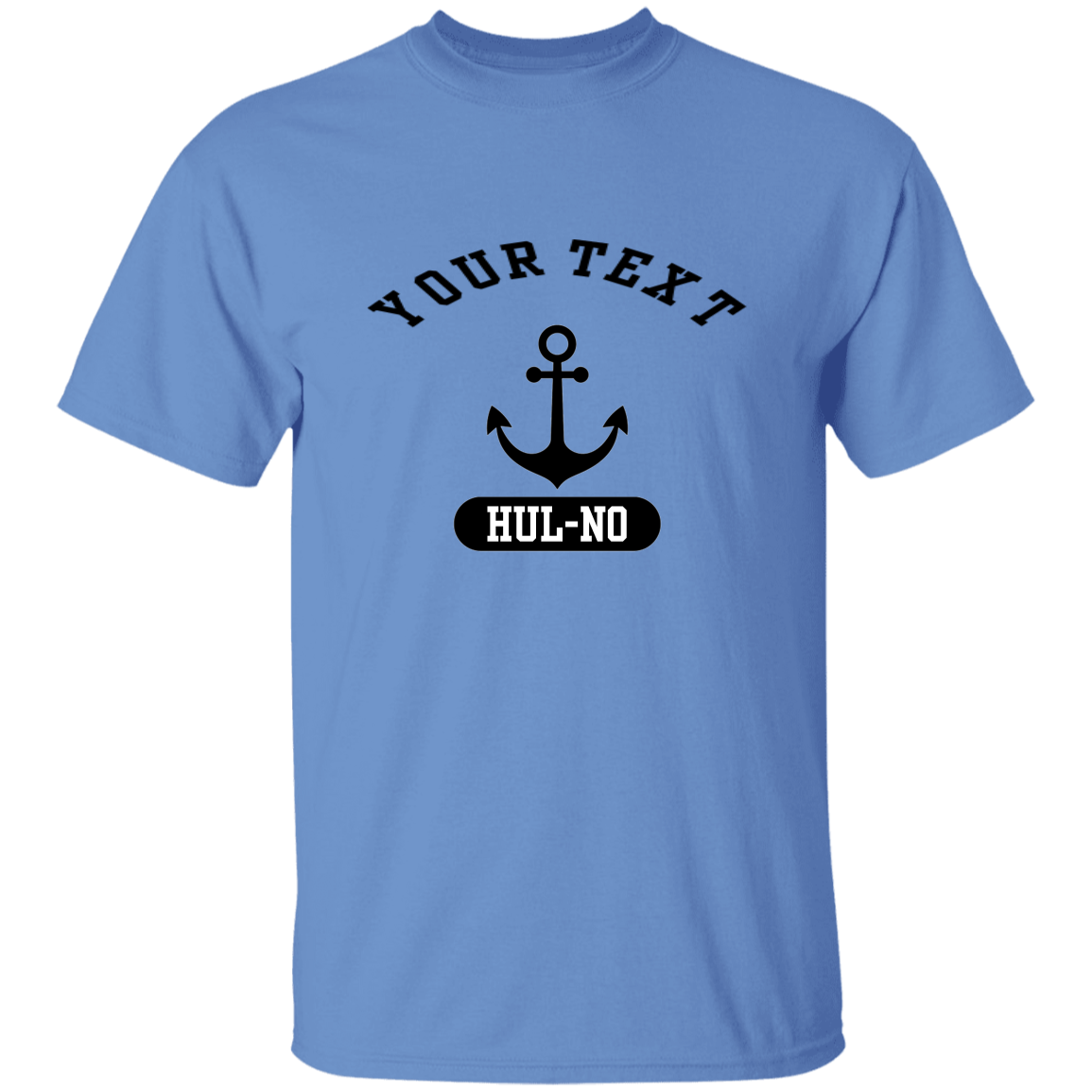 Customizable Black Anchor T-Shirt
