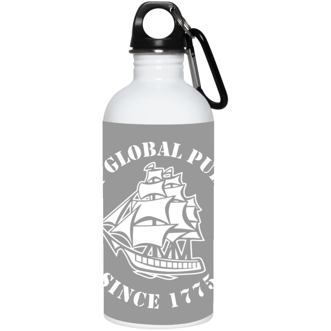 US Navy Global Pub Crawl Round Design Water Bottle