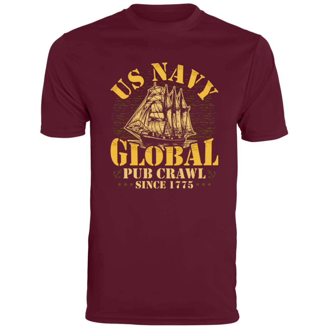 US NAVY Global Pub Crawl  Moisture Wicking Tee