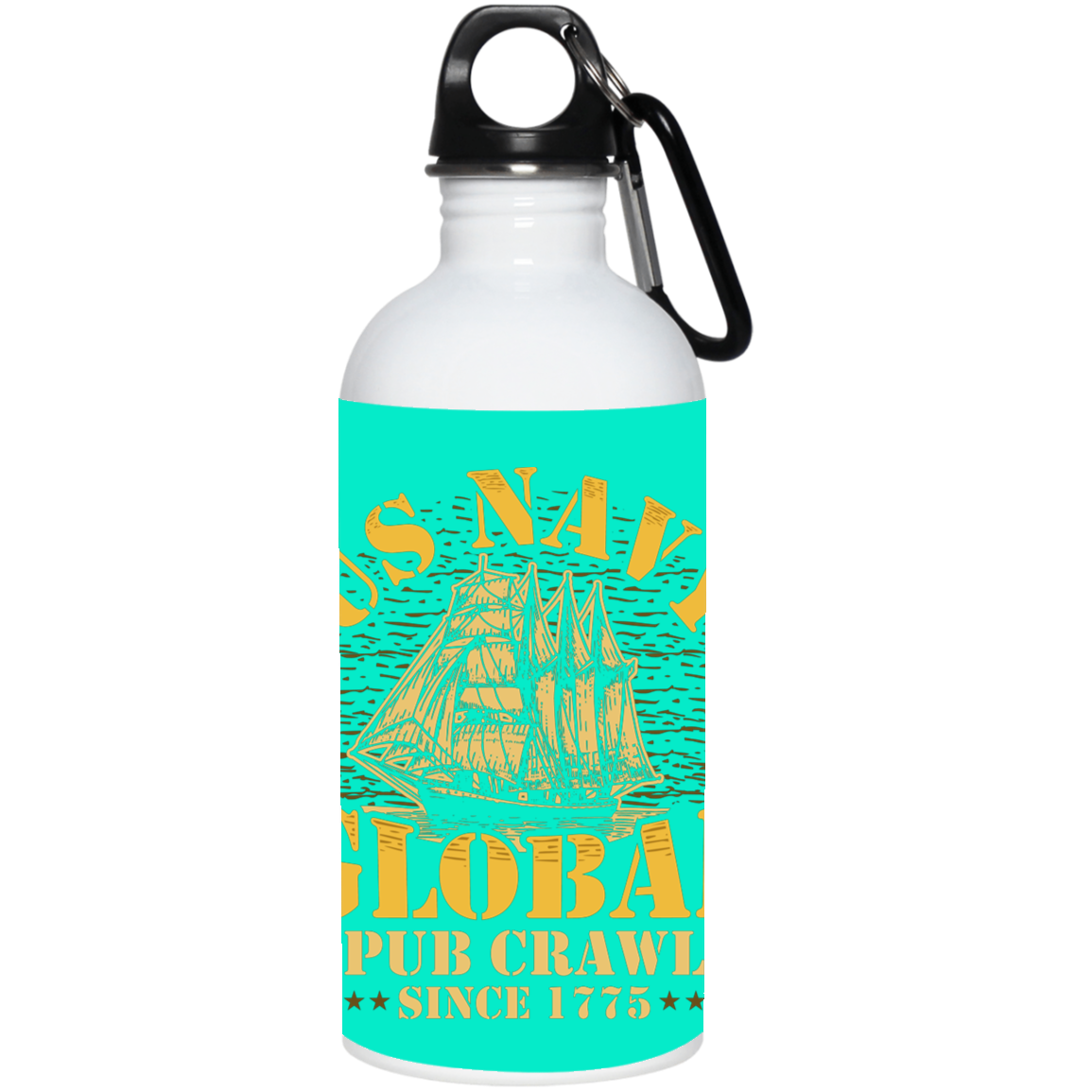 US Navy Global Pub Crawl Water Bottle