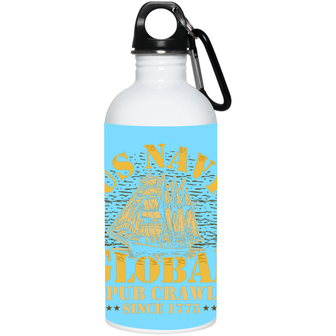US Navy Global Pub Crawl Water Bottle