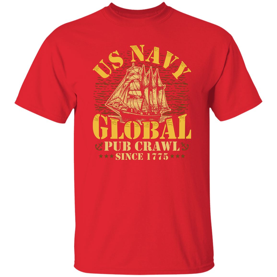 US NAVY GLOBAL PUB CRAWL SINCE 1775 TSHIRT