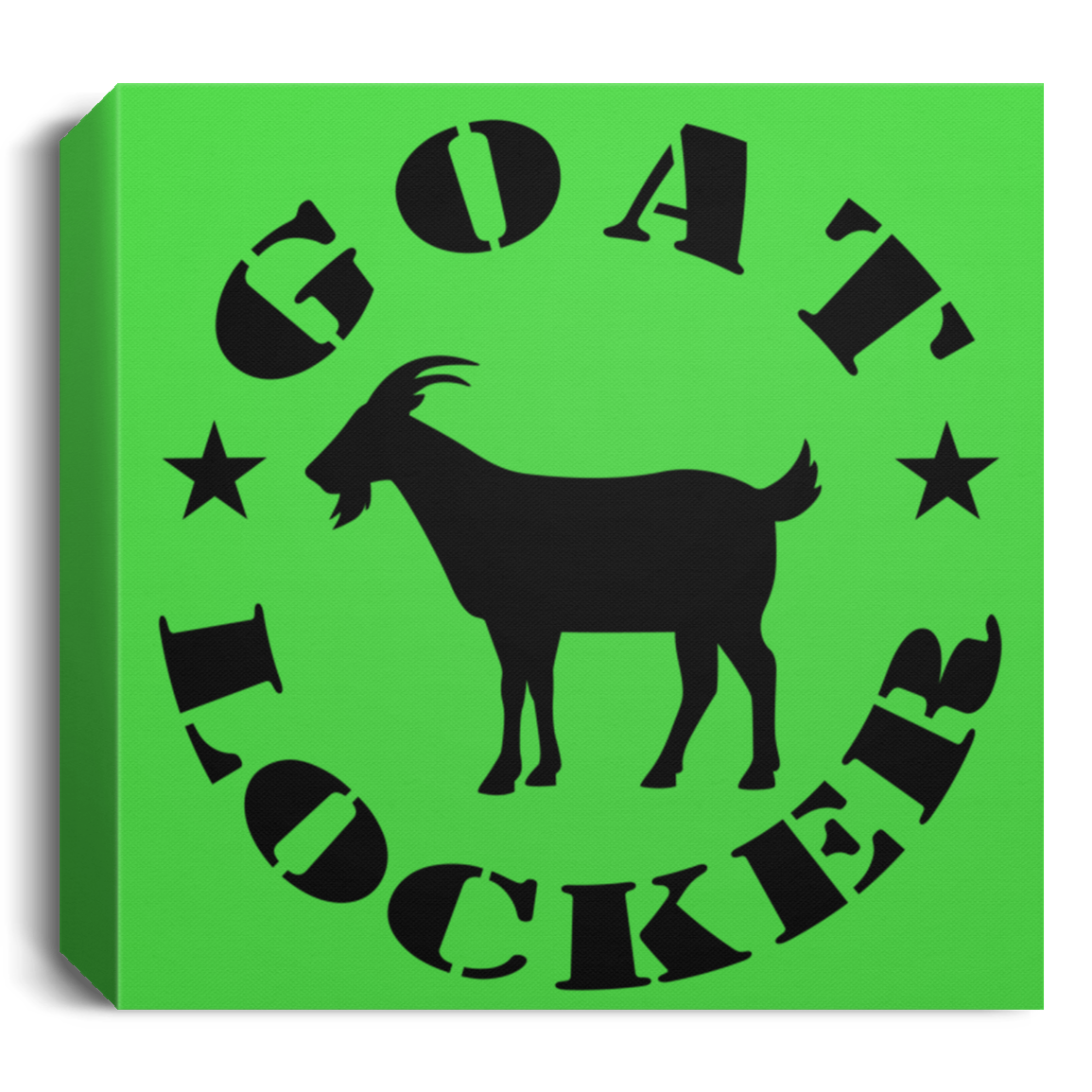 Goat Locker Canvas Wall Art