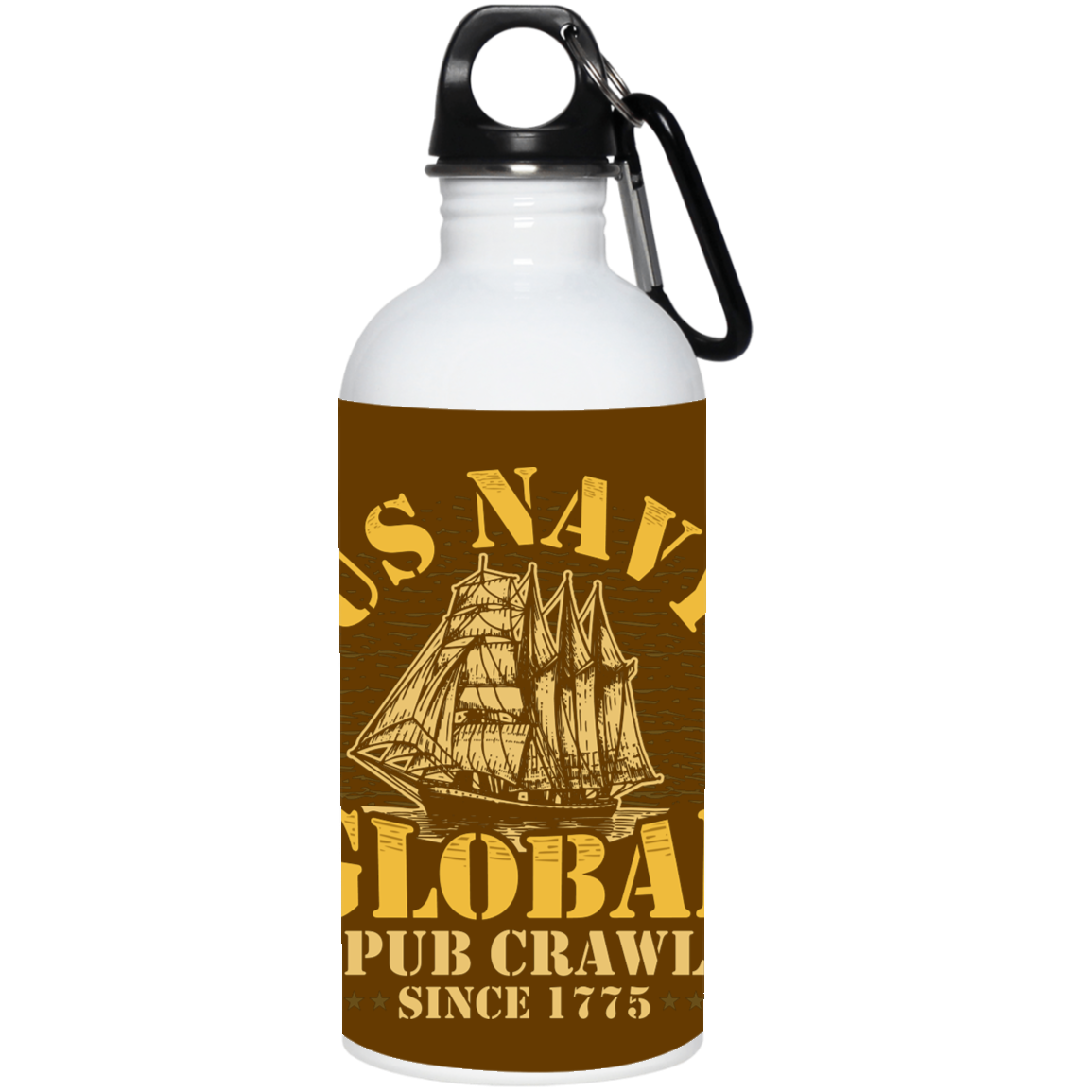 US Navy Global Pub Crawl Water Bottle