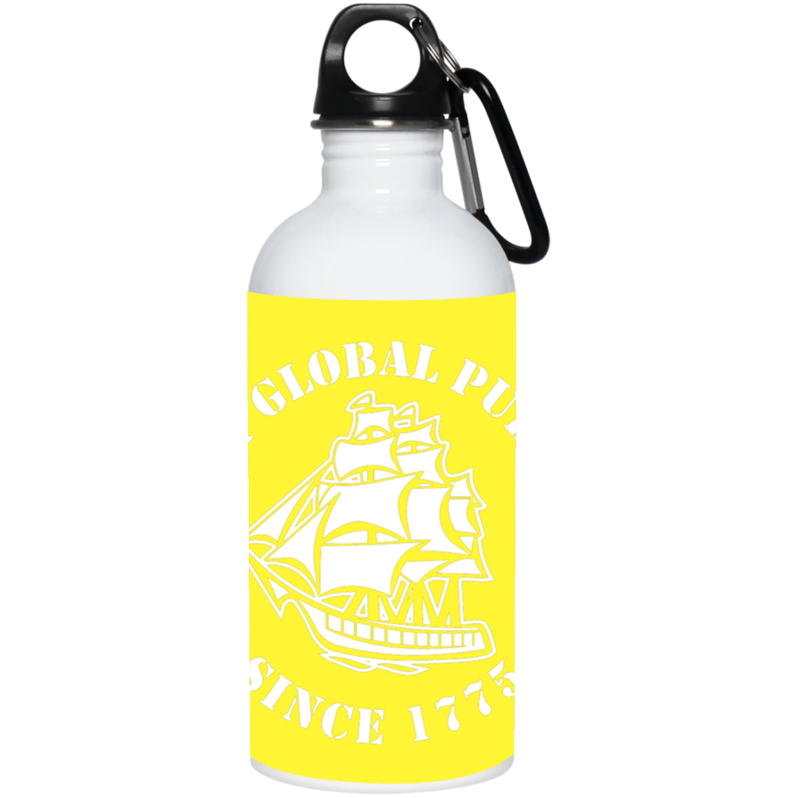 US Navy Global Pub Crawl Round Design Water Bottle