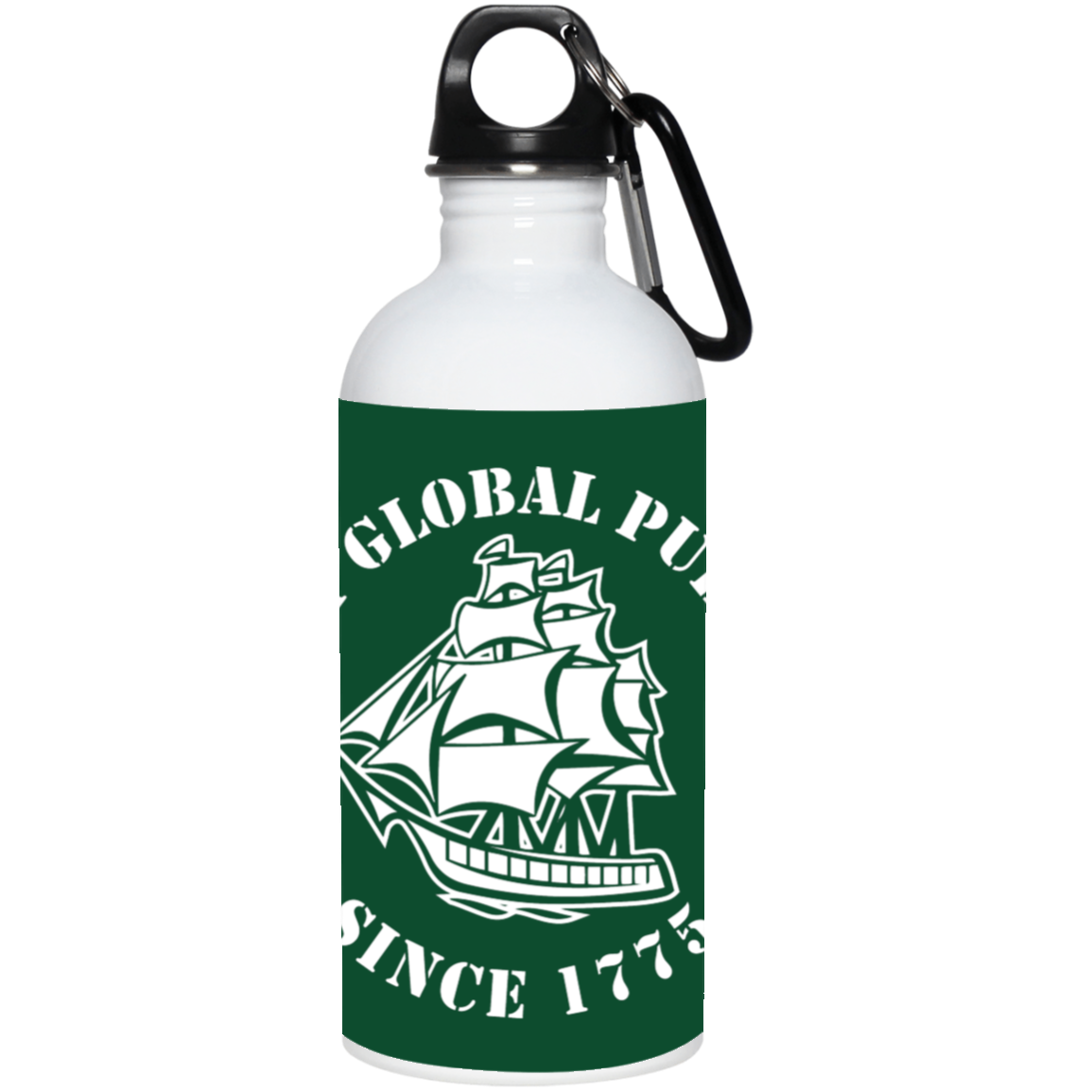 US Navy Global Pub Crawl Round Design Water Bottle