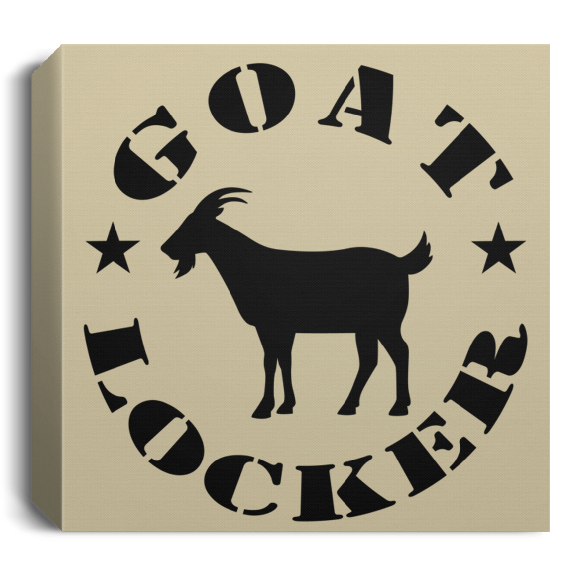 Goat Locker Canvas Wall Art