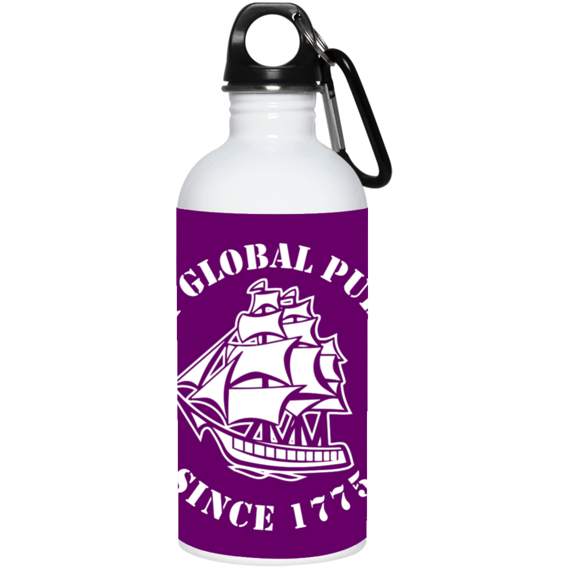 US Navy Global Pub Crawl Round Design Water Bottle
