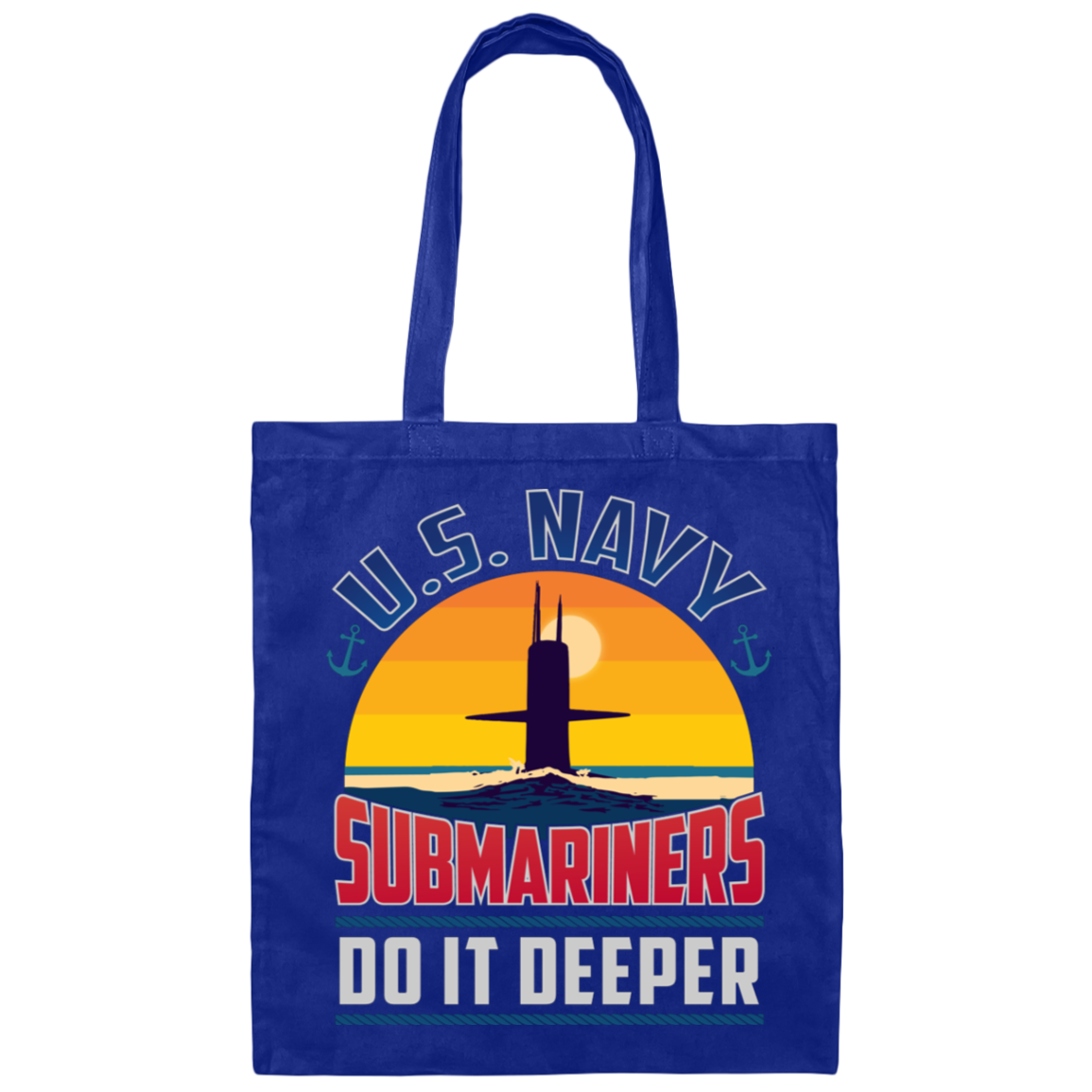 Submariners Do It Deeper Canvas Tote Bag