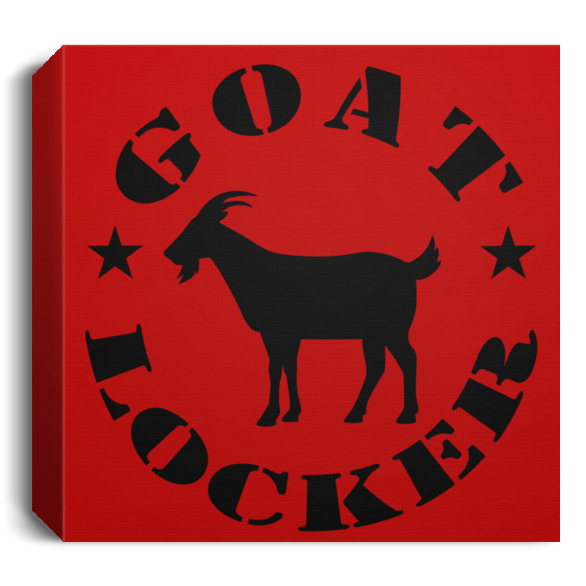 Goat Locker Canvas Wall Art