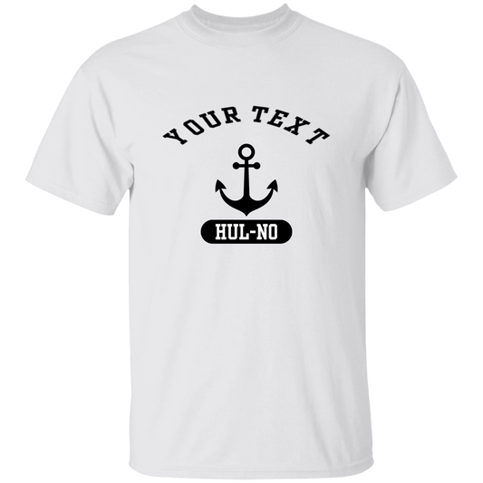 Customizable Black Anchor T-Shirt