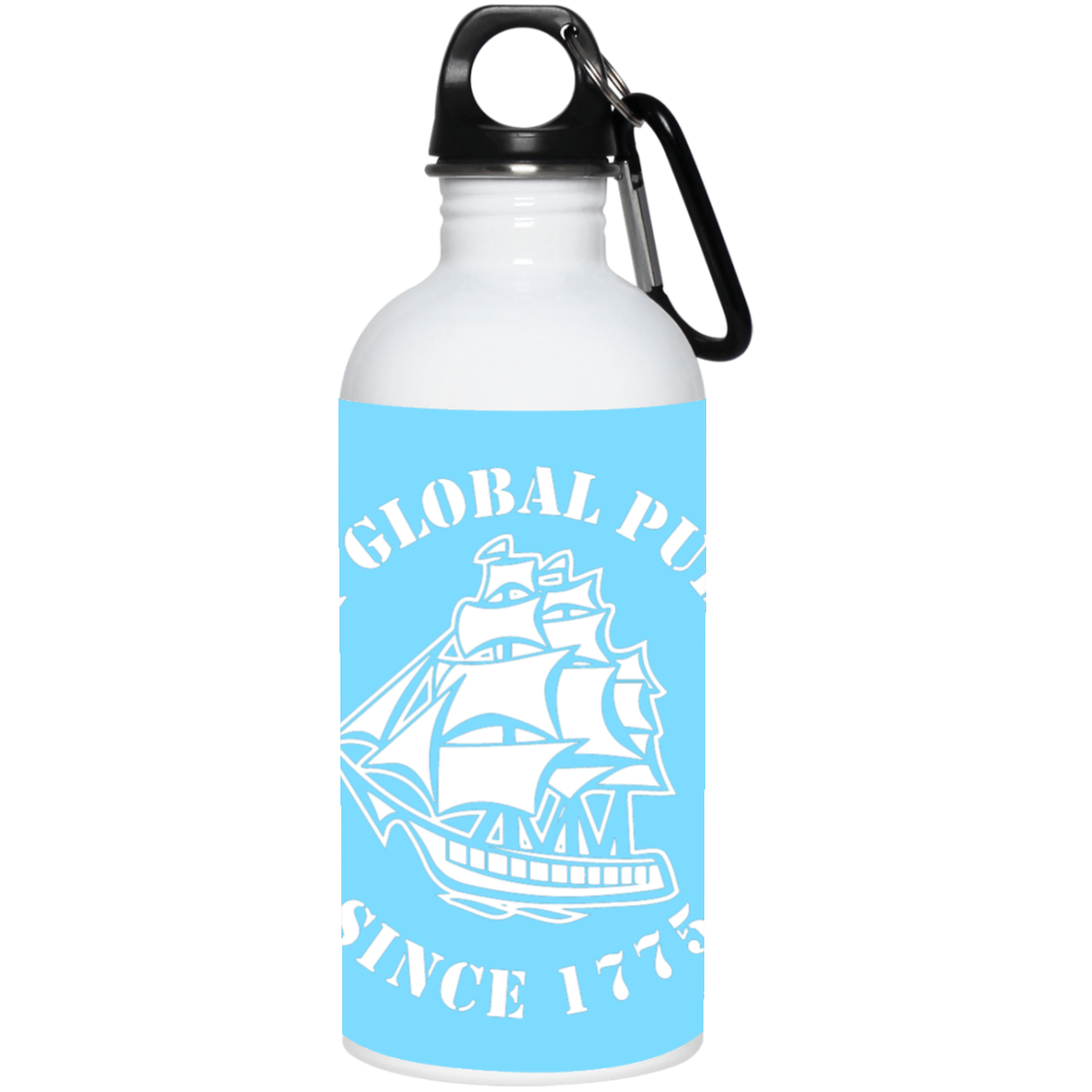 US Navy Global Pub Crawl Round Design Water Bottle