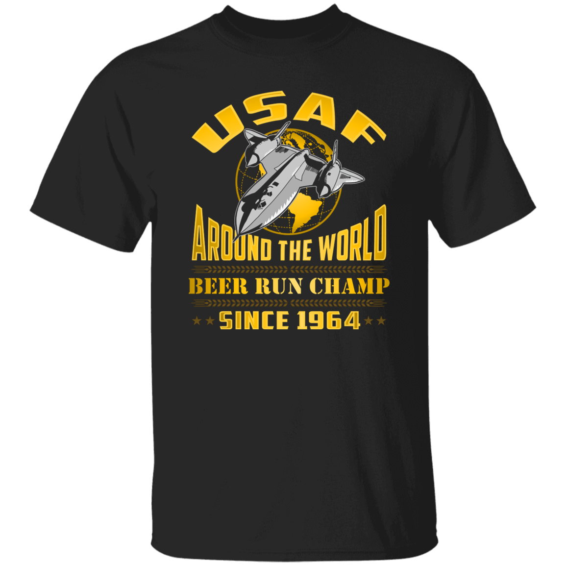 USAF Around the World Beer Run Champ Tshirt