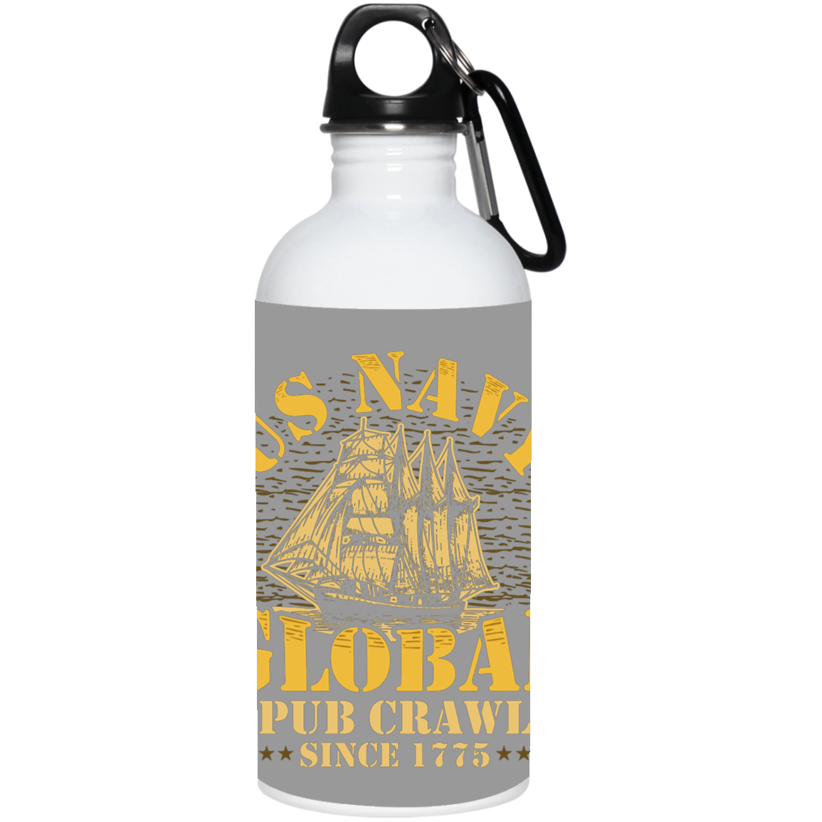 US Navy Global Pub Crawl Water Bottle
