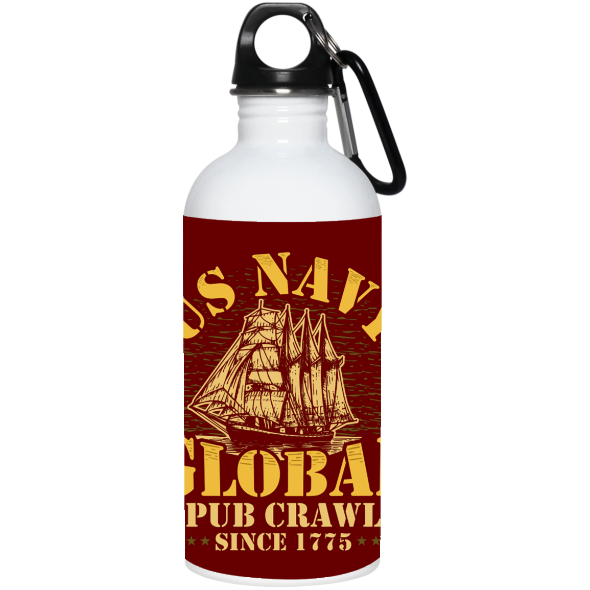 US Navy Global Pub Crawl Water Bottle